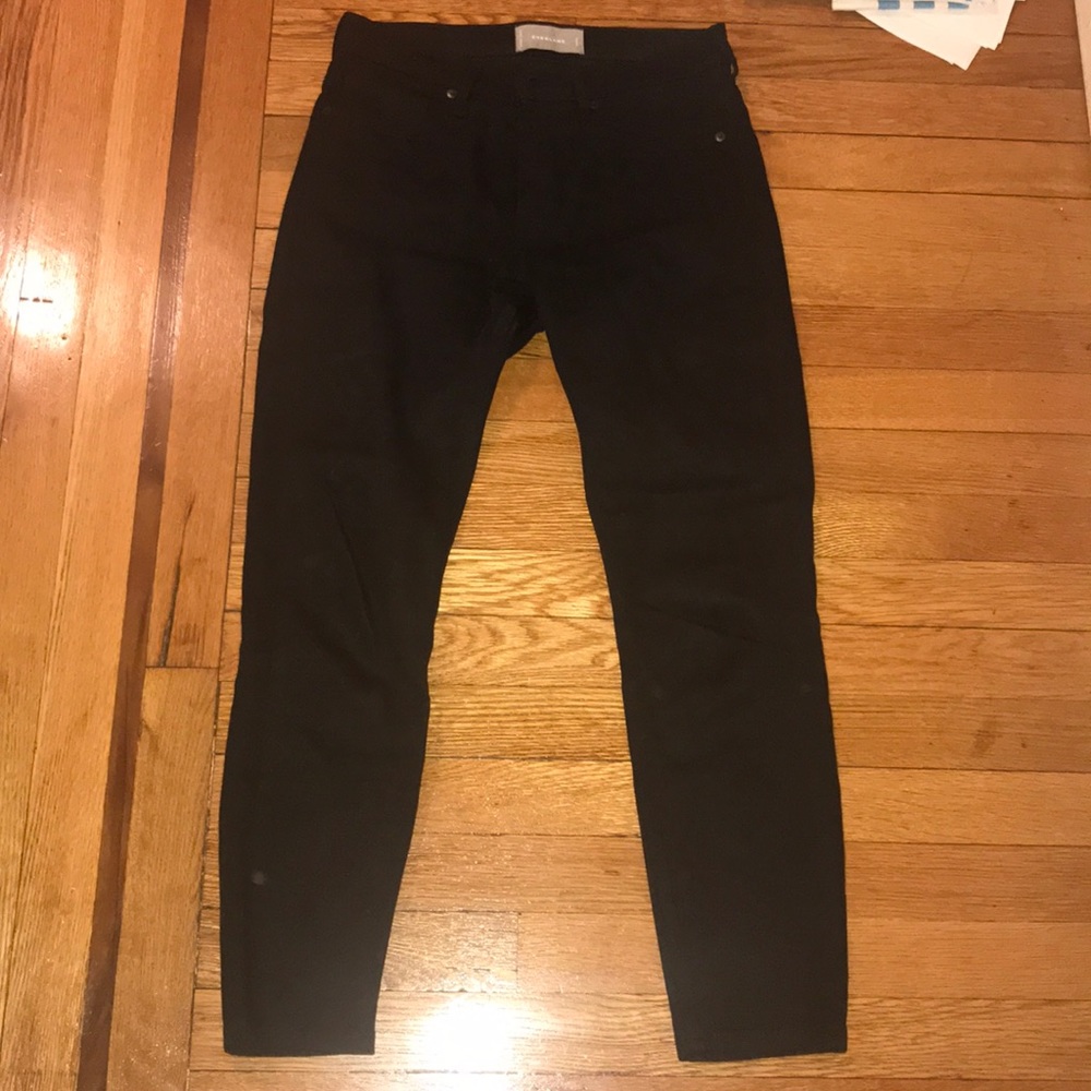 Once-Worn Everlane Cropped Black Jeans